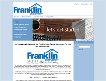Tablet Screenshot of franklinloancenter.com
